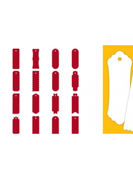 Σετ των 3 Intra απο ξύλο plywood 3mm-4mm πάχος Σελιδοδείκτες Δίασταση 2x6 cm INTRAFABR-112505663