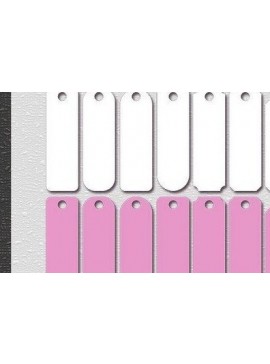 Σετ των 2 Intra απο ξύλο plywood 3mm-4mm πάχος Πρότυπα σελιδοδεικτών / Απο Δίασταση 15x15 cm INTRAFABR-32372197