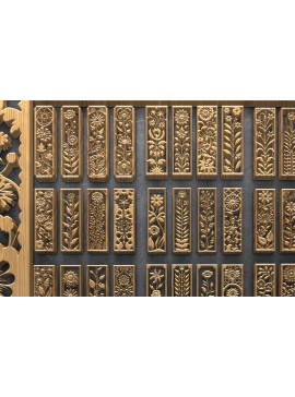 Intra απο ξύλο plywood 3mm-4mm πάχος Πάνελ  Botanical Floral Δίασταση 3200x7200 cm INTRAFABR-124922660