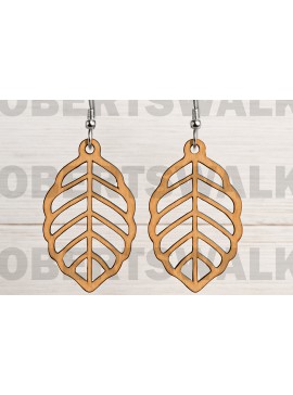 Σετ των 3 Intra απο ξύλο plywood 3mm-4mm πάχος Botanical Hollow Leaf Δίασταση 6x6 cm INTRAFABR-123755747