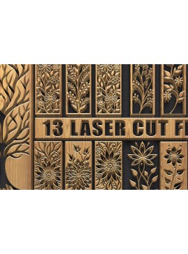 Intra απο ξύλο plywood 3mm-4mm πάχος Δέσμη πάνελ κοπής βοτανικού δέντρου και λουλουδιών Δίασταση 3600x5400 cm INTRAFABR-122443817