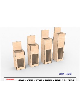 Intra απο ξύλο plywood 3mm-4mm πάχος Bottle Box  Cut , Juice Box Δίασταση 30x20 cm INTRAFABR-108117909