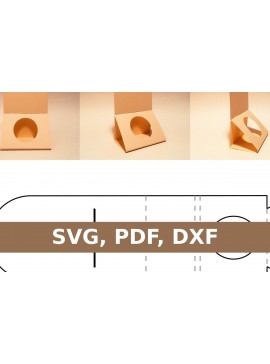 Σετ των 3 Intra απο ξύλο plywood 3mm-4mm πάχος Εμφάνιση μπουκαλιών Δίασταση 10x10 cm INTRAFABR-33522102