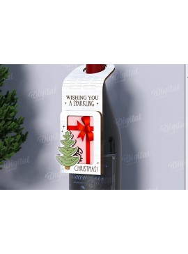 Σετ των 2 Intra απο ξύλο plywood 3mm-4mm πάχος Λέιζερ ετικέτας θήκης δώρου κάρτας λαιμού μπουκαλιού Δίασταση 30x20 cm INTRAFABR-122963229