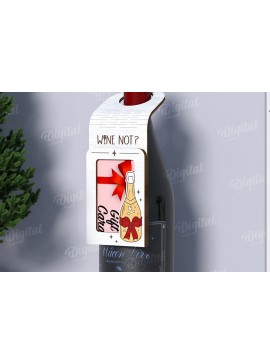 Σετ των 2 Intra απο ξύλο plywood 3mm-4mm πάχος Λέιζερ ετικέτας θήκης δώρου κάρτας λαιμού μπουκαλιού Δίασταση 30x20 cm INTRAFABR-122963327