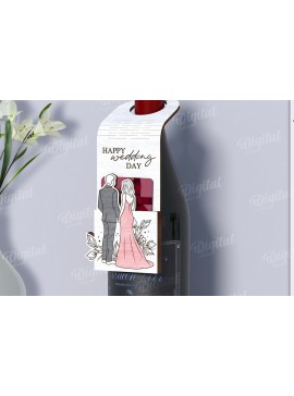 Σετ των 2 Intra απο ξύλο plywood 3mm-4mm πάχος Λέιζερ ετικέτας θήκης δώρου κάρτας λαιμού μπουκαλιού Δίασταση 30x20 cm INTRAFABR-122963191