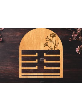 Σετ των 2 Intra απο ξύλο plywood 3mm-4mm πάχος Φιόγκος Ξύλινο Νηπιαγωγείο Κοπή  Δίασταση 15x15 cm INTRAFABR-121036459