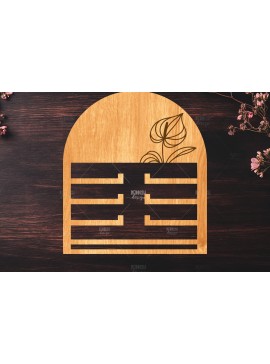 Σετ των 2 Intra απο ξύλο plywood 3mm-4mm πάχος Φιόγκος Ξύλινο Νηπιαγωγείο Κοπή  Δίασταση 15x15 cm INTRAFABR-121036477