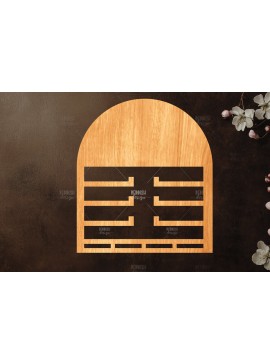 Σετ των 2 Intra απο ξύλο plywood 3mm-4mm πάχος Φιόγκος Ξύλινο Νηπιαγωγείο Κοπή  Δίασταση 15x15 cm INTRAFABR-121036565