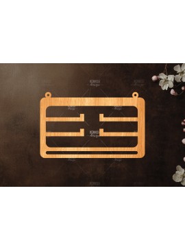 Σετ των 2 Intra απο ξύλο plywood 3mm-4mm πάχος Φιόγκος Ξύλινο Νηπιαγωγείο Κοπή  Δίασταση 15x15 cm INTRAFABR-121036903