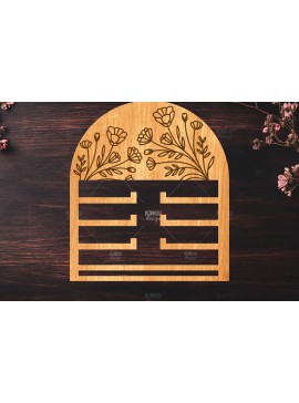 Σετ των 2 Intra απο ξύλο plywood 3mm-4mm πάχος Φιόγκος Ξύλινο Νηπιαγωγείο Κοπή  Δίασταση 15x15 cm INTRAFABR-121036304