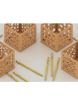 Σετ των 2 Intra απο ξύλο plywood 3mm-4mm πάχος Box  Cut  190 Δίασταση 30x20 cm INTRAFABR-54575079