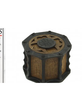 Σετ των 2 Intra απο ξύλο plywood 3mm-4mm πάχος κοπής με λέιζερ κουτιού. Old Box. Δίασταση 15x15 cm INTRAFABR-119318550