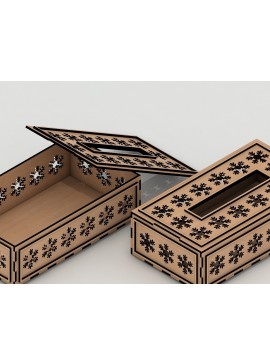 Σετ των 2 Intra απο ξύλο plywood 3mm-4mm πάχος Box  Διακοσμητικά κουτιά Δίασταση 30x20 cm INTRAFABR-40102837