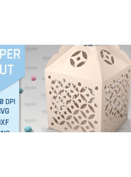 Σετ των 3 Intra απο ξύλο plywood 3mm-4mm πάχος Box Paper Cut . Τρισδιάστατη χάρτινη κοπή σε κουτί δώρου Δίασταση 10x10 cm INTRAFABR-90263479