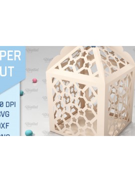 Σετ των 3 Intra απο ξύλο plywood 3mm-4mm πάχος Box Paper Cut . Τρισδιάστατη χάρτινη κοπή σε κουτί δώρου Δίασταση 10x10 cm INTRAFABR-90262930