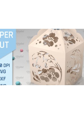 Σετ των 3 Intra απο ξύλο plywood 3mm-4mm πάχος Box Paper Cut . Τρισδιάστατη χάρτινη κοπή σε κουτί δώρου Δίασταση 10x10 cm INTRAFABR-90263384