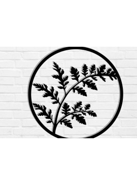 Σετ των 2 Intra απο ξύλο plywood 3mm-4mm πάχος Branch Metal Wall Art, Branch Δίασταση 40x40 cm INTRAFABR-119072789