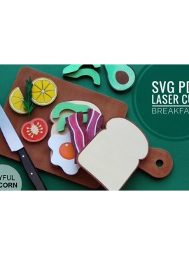 Intra απο ξύλο plywood 3mm-4mm πάχος κοπής με λέιζερ για πρωινό Δίασταση 15x30 cm INTRAFABR-32254190