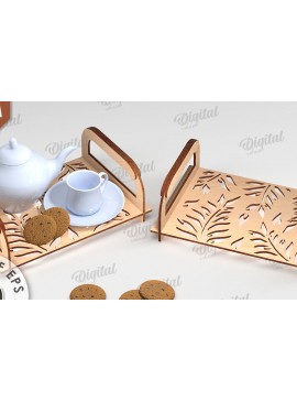 Intra απο ξύλο plywood 3mm-4mm πάχος Δίσκος σερβιρίσματος πρωινού με Δίασταση 30x20 cm INTRAFABR-111598586