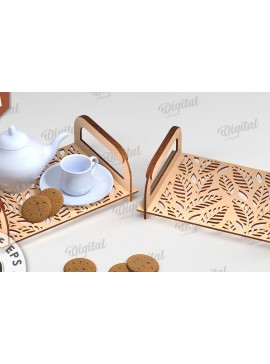 Intra απο ξύλο plywood 3mm-4mm πάχος Δίσκος σερβιρίσματος πρωινού με Δίασταση 30x20 cm INTRAFABR-111598047