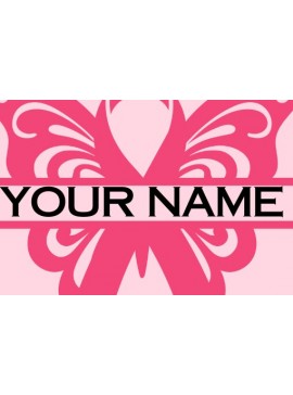 Σετ των 2 Intra απο ξύλο plywood 3mm-4mm πάχος Κορδέλα για την ευαισθητοποίηση για τον καρκίνο του μαστού Δίασταση 15x15 cm INTRAFABR-105589966