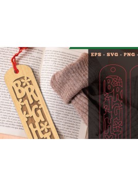 Σετ των 2 Intra απο ξύλο plywood 3mm-4mm πάχος Φωτεινοί σελιδοδείκτες κοπής με λέιζερ Δίασταση 15x15 cm INTRAFABR-112848300