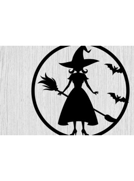 Σετ των 2 Intra απο ξύλο plywood 3mm-4mm πάχος κοπής με λέιζερ μεταλλικό τοίχου με σκουπόξυλο Δίασταση 40x40 cm INTRAFABR-102701222