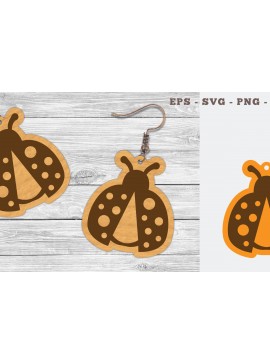 Σετ των 3 Intra απο ξύλο plywood 3mm-4mm πάχος Σκουλαρίκια Bug Cut  1 Δίασταση 3x3 cm INTRAFABR-107201058