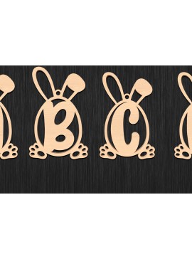 Intra απο ξύλο plywood 3mm-4mm πάχος Μπάνι Αλφάβητο Καλάθι Ετικέτες Δίασταση 30x20 cm INTRAFABR-116016199