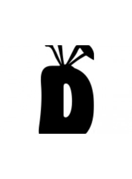 Σετ των 3 Intra απο ξύλο plywood 3mm-4mm πάχος Bunny Ears Alphabet , Πασχαλινό λαγουδάκι Δίασταση 4x4 cm INTRAFABR-119808959