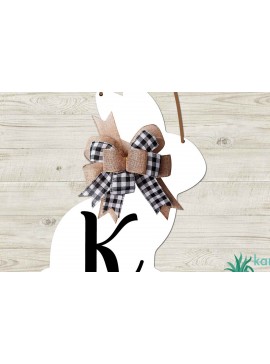 Σετ των 2 Intra απο ξύλο plywood 3mm-4mm πάχος κοπής με λέιζερ αρχικής πινακίδας λαγουδάκι Δίασταση 15x15 cm INTRAFABR-64728091