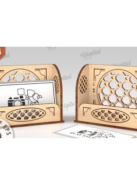 Σετ των 2 Intra απο ξύλο plywood 3mm-4mm πάχος θήκης επαγγελματικής κάρτας Δίασταση 30x20 cm INTRAFABR-111292120