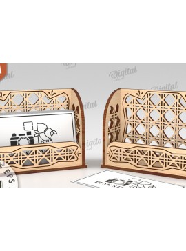 Intra απο ξύλο plywood 3mm-4mm πάχος θήκης επαγγελματικής κάρτας Δίασταση 30x20 cm INTRAFABR-111292172