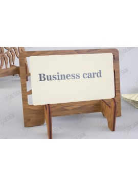 Σετ των 3 Intra απο ξύλο plywood 3mm-4mm πάχος Βάση επαγγελματικής κάρτας Cut  | Γραφείο Δίασταση 15x15 cm INTRAFABR-122464976