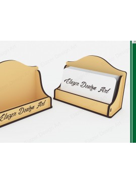 Σετ των 2 Intra απο ξύλο plywood 3mm-4mm πάχος Βάση επαγγελματικής κάρτας Cut  Δίασταση 15x15 cm INTRAFABR-72392023