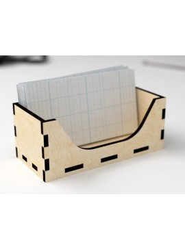 Σετ των 3 Intra απο ξύλο plywood 3mm-4mm πάχος Κάτοχος επαγγελματικής κάρτας Δίασταση 15x15 cm INTRAFABR-27209716