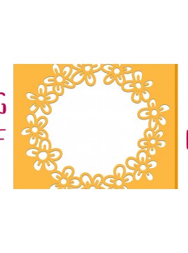 Σετ των 3 Intra απο ξύλο plywood 3mm-4mm πάχος αποκοπής κάρτας διαφράγματος Buttercups Δίασταση 5x5 cm INTRAFABR-11992938