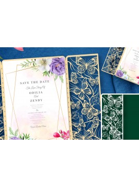 Σετ των 2 Intra απο ξύλο plywood 3mm-4mm πάχος Προσκλητήριο πεταλούδας Δίασταση 10x20 cm INTRAFABR-27394399