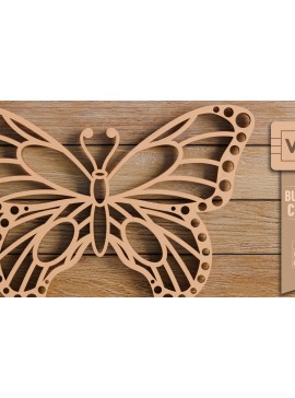 Intra απο ξύλο plywood 3mm-4mm πάχος  πεταλούδας και κοπής CNC Δίασταση 20x30 cm INTRAFABR-98933547