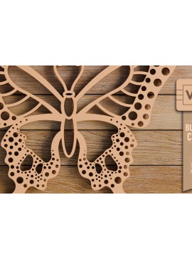 Σετ των 2 Intra απο ξύλο plywood 3mm-4mm πάχος  πεταλούδας και κοπής CNC Δίασταση 20x30 cm INTRAFABR-98933592