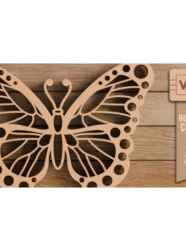 Intra απο ξύλο plywood 3mm-4mm πάχος  πεταλούδας και κοπής CNC Δίασταση 20x30 cm INTRAFABR-98977789