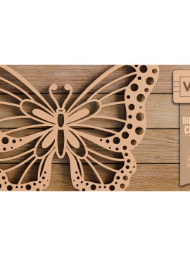 Intra απο ξύλο plywood 3mm-4mm πάχος  πεταλούδας και κοπής CNC Δίασταση 20x30 cm INTRAFABR-98977832