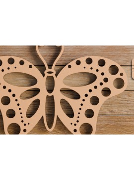 Intra απο ξύλο plywood 3mm-4mm πάχος  πεταλούδας και κοπής CNC Δίασταση 20x30 cm INTRAFABR-98977956