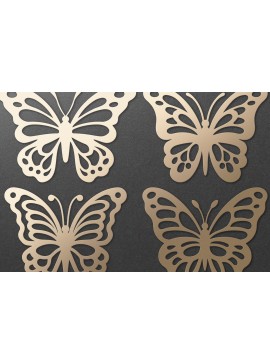 Intra απο ξύλο plywood 3mm-4mm πάχος Δέσμη κοπής χαρτιού με λέιζερ πεταλούδας Δίασταση 30x20 cm INTRAFABR-121267570