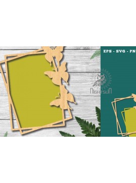 Intra απο ξύλο plywood 3mm-4mm πάχος Πινακίδα κοπής με λέιζερ πεταλούδας 5 Δίασταση 30x20 cm INTRAFABR-123337584