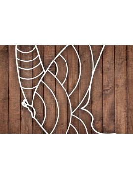 Σετ των 2 Intra απο ξύλο plywood 3mm-4mm πάχος σχεδίασης Butterfly /Ξυλοκόψιμο Δίασταση 15x15 cm INTRAFABR-39285321