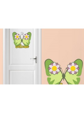 Intra απο ξύλο plywood 3mm-4mm πάχος Πινακίδα πόρτας με στρώματα πεταλούδας 5 - Δίασταση 30x20 cm INTRAFABR-31587327