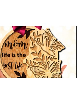 Σετ των 3 Intra απο ξύλο plywood 3mm-4mm πάχος Στολίδι για τη γιορτή της πεταλούδας Δίασταση 8x8 cm INTRAFABR-66392844