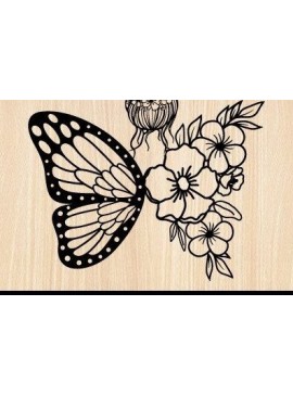 Intra απο ξύλο plywood 3mm-4mm πάχος Σχέδιο κοπής χαρτιού πεταλούδας Δίασταση 30x20 cm INTRAFABR-30781907